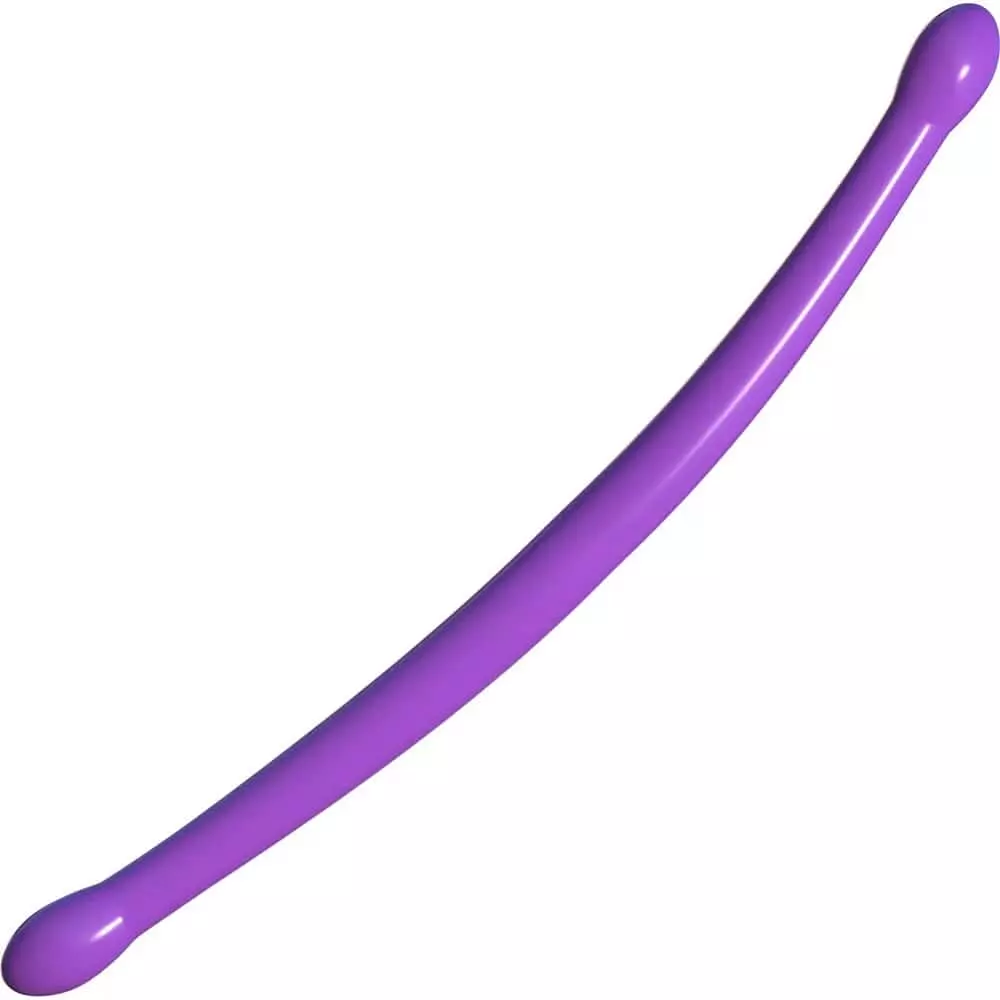 Classix Double Whammy 17.25 inch Bendable Double Dildo In Purple